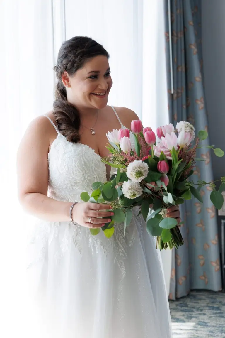 Nicole and Aaron bridal portrait photographed by Nick Ramlal