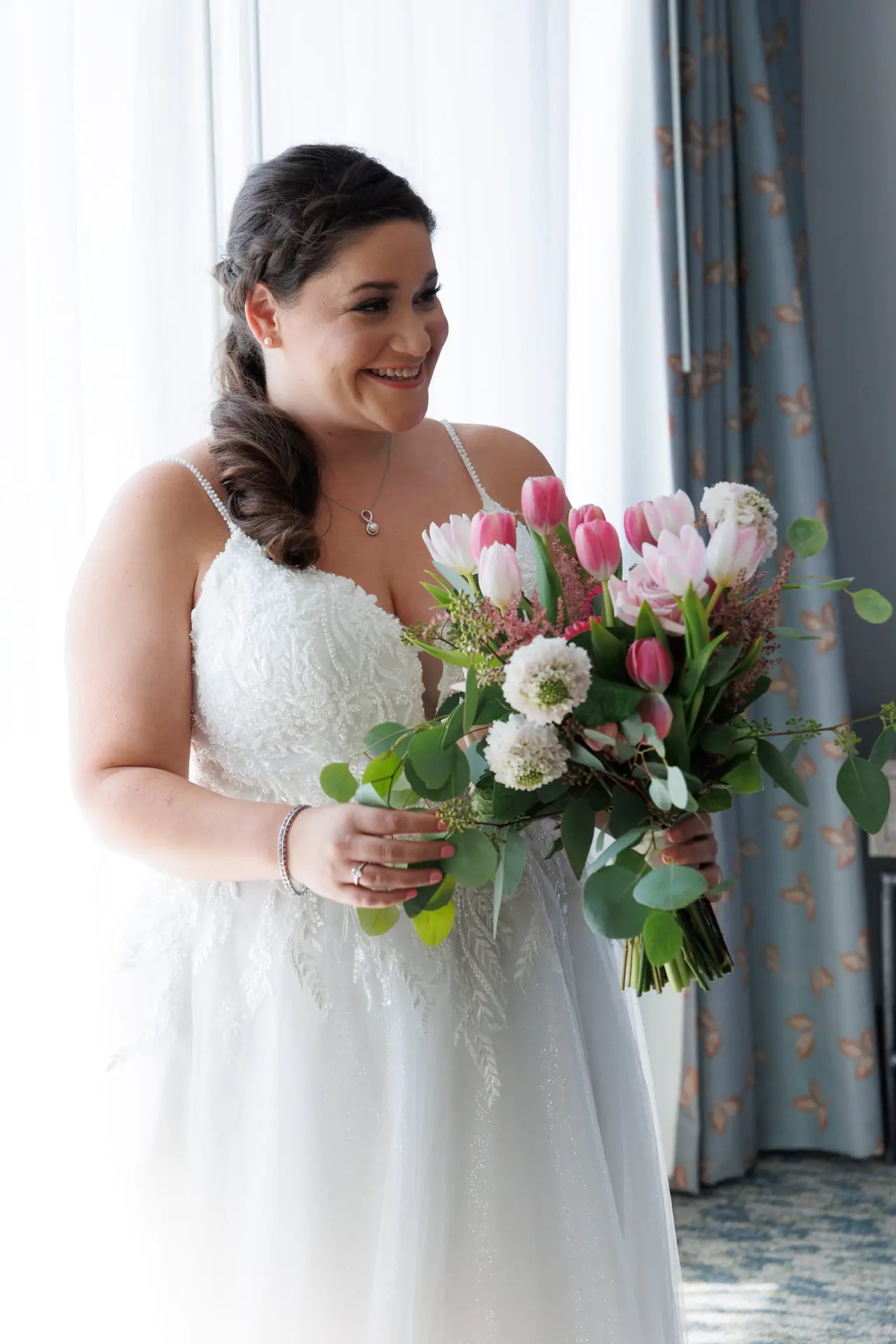 Nicole and Aaron bridal portrait photographed by Nick Ramlal